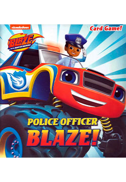 Police officer blaze