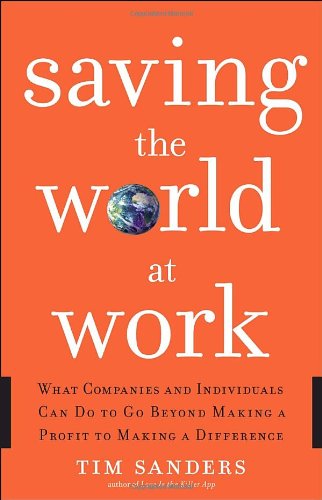 Saving the World at Work: What Companies and Individuals Can Do to Go Beyond Making a Profit to Making a Difference