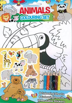 Animals Colouring Set