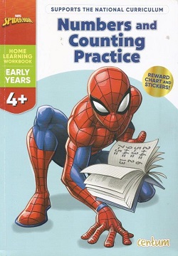 Spider-man Numbers and Counting Practice 4+